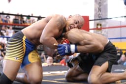 ケージ内でのMMA（総合格闘技）の攻防