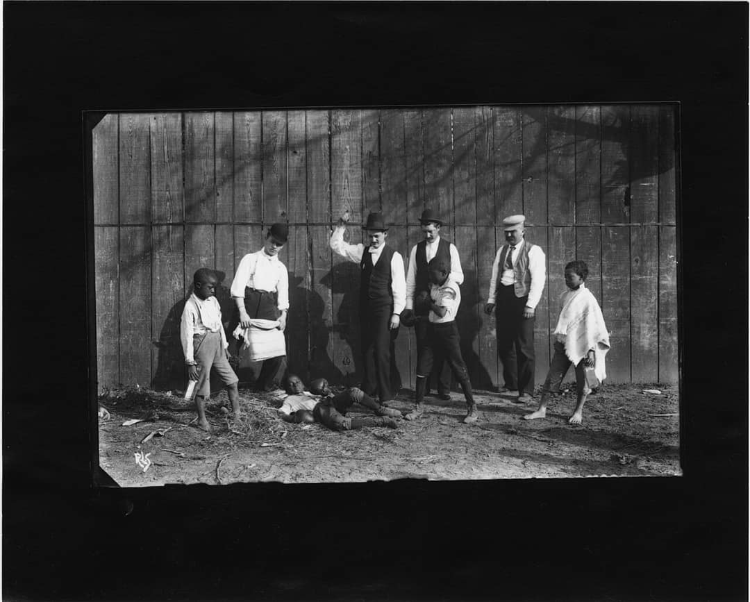 A boxing match in progress