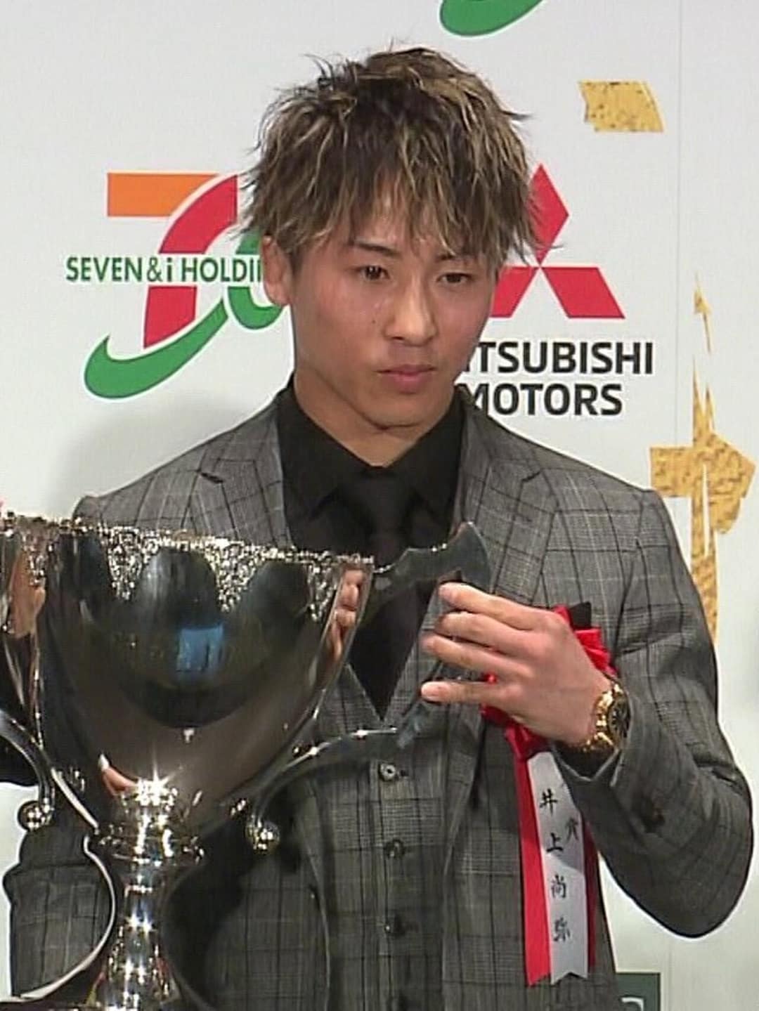 Naoya Inoue at the 52nd Japan Professional Sports Grand Prize ceremony, 2 March 2023