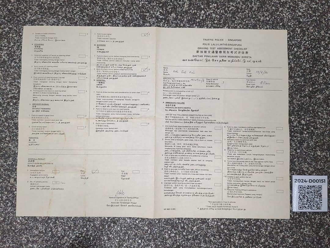 A pen checking off items on a printed assessment checklist, representing a pass/fail verification process